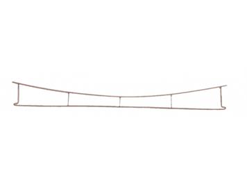 Sommerfeldt 146 Fahrdraht verkupfert 0,7 x 315 mm, 5 Stück - H0/H0m (1:87)