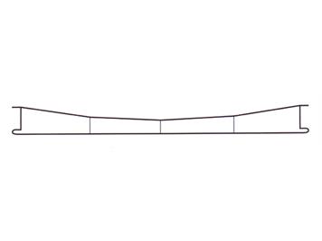 Sommerfeldt 160 Fahrdraht verkupfert 0,7 x 500 mm, 5 Stück - H0 (1:87)