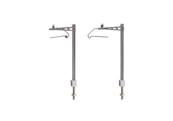 Sommerfeldt 394 H-Profil Streckenmast aus Neusilber, 5 Stück - N (1:160)