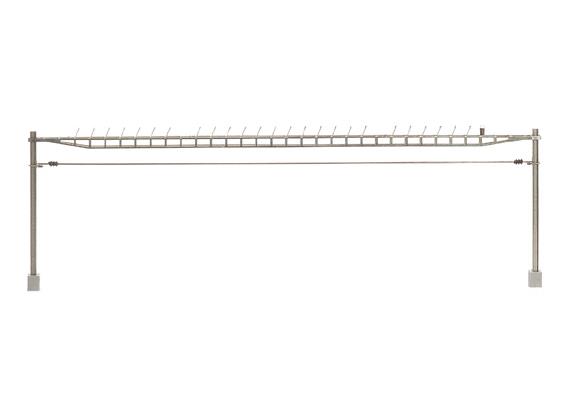 Sommerfeldt 395 Quertragwerk mit 2 Masten für maximal 5 Gleise - N (1:160)