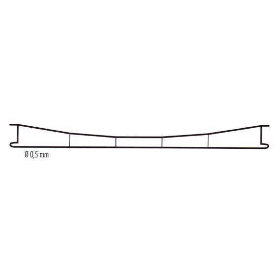 Sommerfeldt 415 Fahrdraht verkupfert 0,5 x 145 mm (5 Stück), N (1:160)