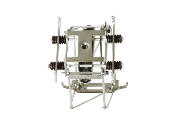 Sommerfeldt 825 Stromabnehmer, SBB moderne Bauart schmal, braun (Paar) - H0 (1:87) | Bild 4