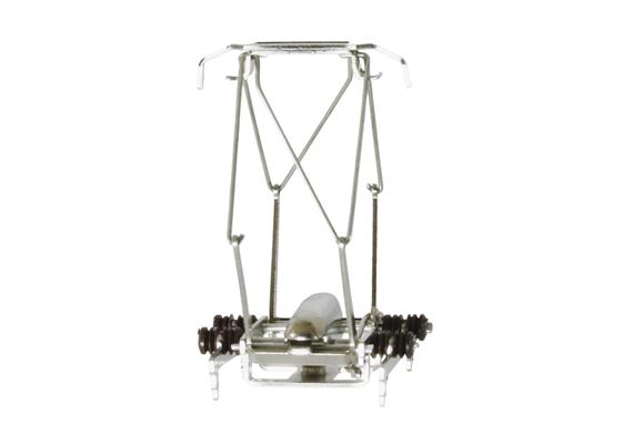 Sommerfeldt 825 Stromabnehmer, SBB moderne Bauart schmal, braun (Paar) - H0 (1:87) | Bild 2