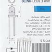 Tams 81-30278-05 Blink-LEDs 3 mm, blau, 5 Stück | Bild 1
