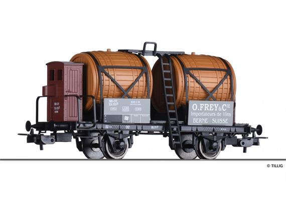 Tillig 76763 SBB Weinfasswagen o. Frey & Cie. Weinimport