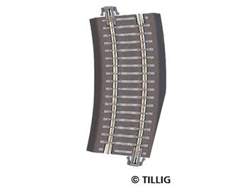 Tillig 83724 gebogenes Pass-Stück K-links R353/15°