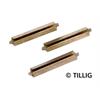 Tillig 85501 Schienenverbinder Neusilber brüniert, Inhalt 25 Stück - H0 (1:87)