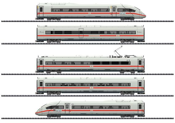 TRIX 22971 TRIEBWAGENZUG ICE 4 BAUREIHE 412/812, 5-TEILIG, DC, MFX+ MIT SOUND, H0 (1:87) | Bild 1