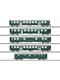 TRIX 23134 SBB Leichtstahlwagen-Set zur Ae 3/6 I, mit LED-Innebeleuchtung - H0 (1:87)
