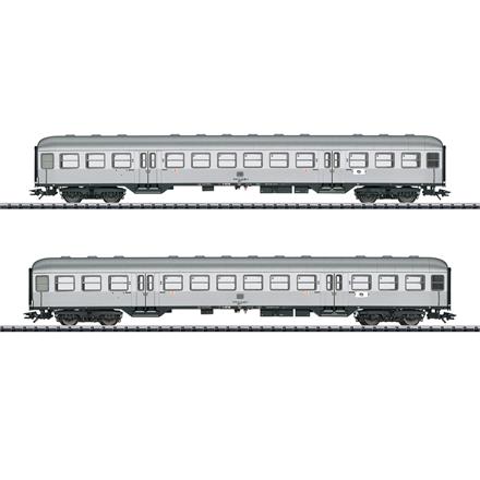 TRIX 23147 Eilzug-Wagenset 2. Klasse "Silberlinge" zu BR 95 DB (2), H0