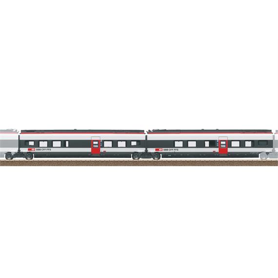 TRIX 23281 Ergänzungswagen-Set 1 zum SBB RABe 501 Giruno - H0 (1:87)