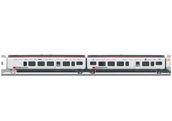 TRIX 23285 Ergänzungswagen-Set 2 zum SBB RABe 501 Giruno CH - IT - H0 (1:87)