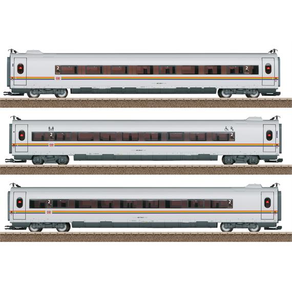 TRIX 23391 ICE 3 Ergänzungswagen-Set der DB, railbow - H0 1:87