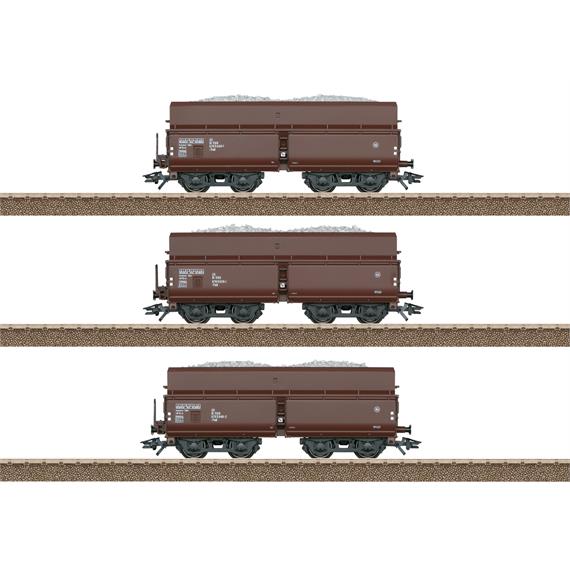 TRIX 24121 ÖBB 3er Selbstentladewagen-Set der Bauart Fad - H0 (1:87)