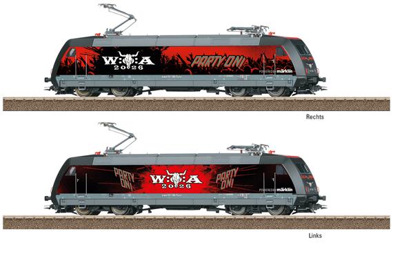TRIX 25476 Elektrolokomotive BR 101 "Wacken", DC 2L, digital mfx/DCC/MM Sound - H0