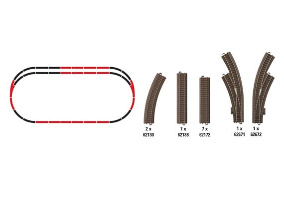 Trix 62903 C-Gleis-Ergänzungspackung C3 - H0 (1:87) | Bild 2