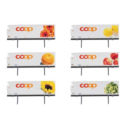 TRIX 66583 6 coop®-Kühlcontainern mit sechs verschiedenen Motiven - N (1:160)