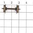 Trix E32360009 Radsatz Doppelspeichen schwarz, 25,4, Gleichstrom, 2 Stück - H0 (1:87) | Bild 5