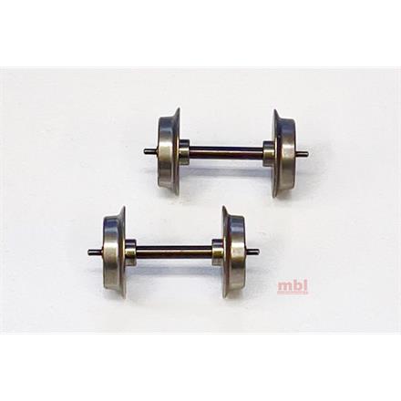 TRIX E36667900 AC-Scheibenradsatz AC Zapfenlager 14,2 mm, 2 Stück - H0 (1:87)