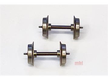 TRIX E36667900 AC-Scheibenradsatz AC Zapfenlager 14,2 mm, 2 Stück - H0 (1:87)