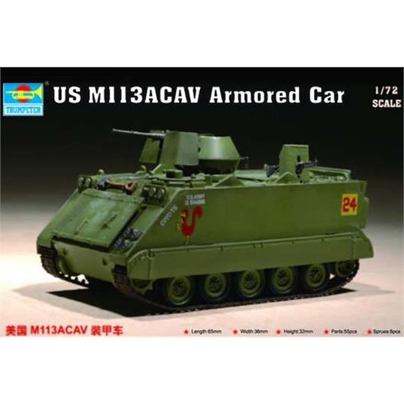 Trumpeter 07237 US M113 ACAV Armored Car