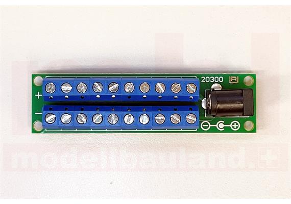 Uhlenbrock 20300 Stromverteiler mit Netzteilanschlussbuchse max. 5A/24V | Bild 2
