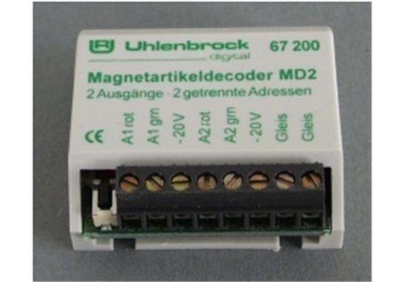 Uhlenbrock 67200 MD 2 Magnetartikel-DX für 2 Weichen | Bild 1