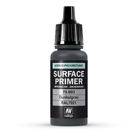 Vallejo 70.603 Model Air SURFACE PRIMER DUNKELGRAU, RAL7021, 17 ml