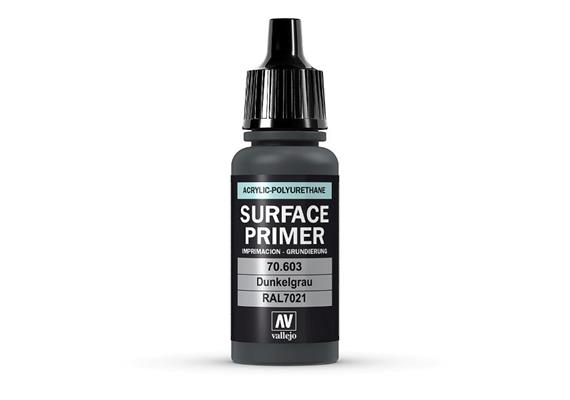 Vallejo 70.603 Model Air SURFACE PRIMER DUNKELGRAU, RAL7021, 17 ml | Bild 1