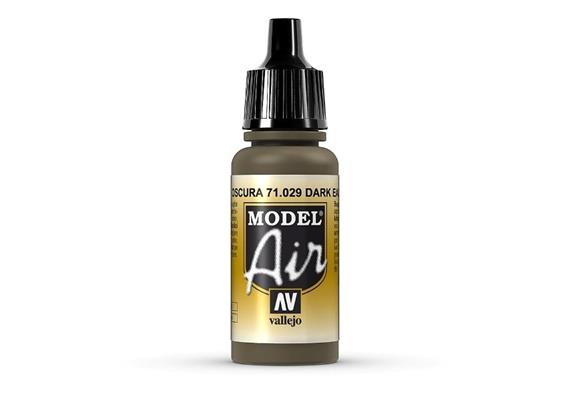 Vallejo 71.029 Model Air 17 ml, DARK EARTH | Bild 1