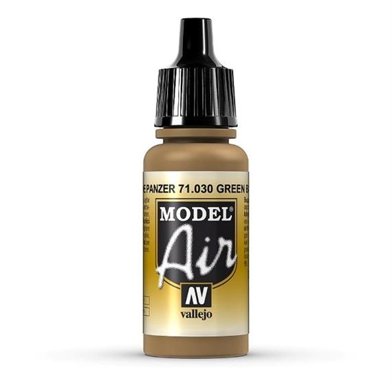 Vallejo 71.030 Model Air 17 ml, GREEN BROWN