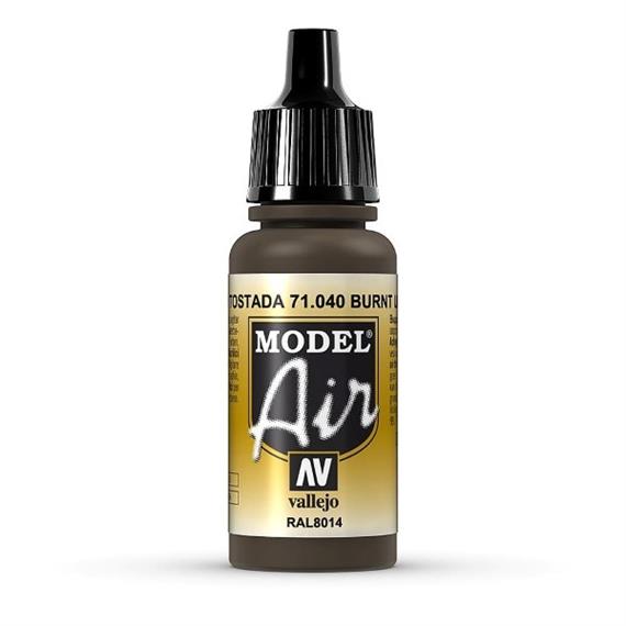 Vallejo 71.040 Model Air 17 ml, BURNT UMBER, RAL8014
