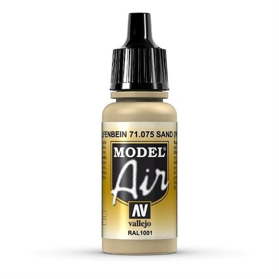 Vallejo 71.075 Model Air 17ml, SAND (IVORY), RAL1001