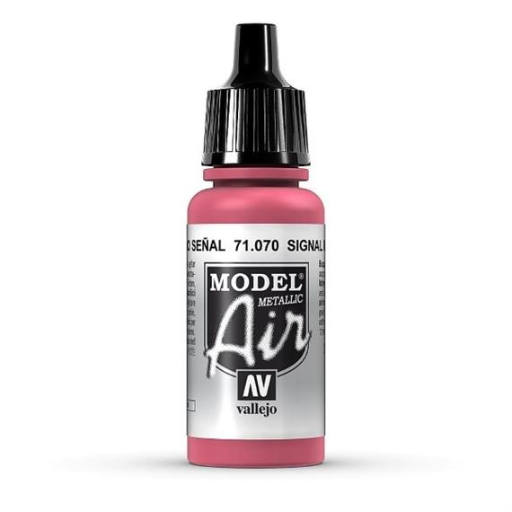 Vallejo 71.070 Model Air 17ml, SIGNAL RED