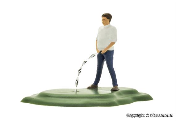 Viessmann 1534 Mann muss mal in Jeans, bewegt - H0 (1:87)