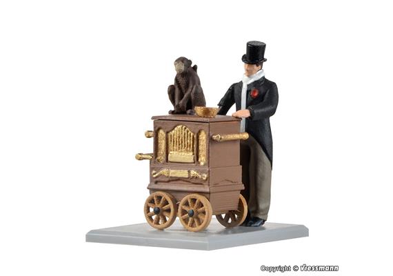 Viessmann 1549 Drehorgelspieler bewegt - H0 (1:87) | Bild 1