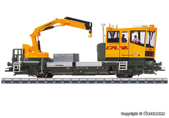 Viessmann 2628 ROBEL Gleiskraftwagen 54.22 mit motorisch bewegtem Kran (CFL), H0 (1:87)