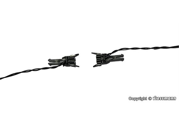 Viessmann 5017 stromführende Magnetkupplungen, 2-polig, 3 Paar - H0 (1:87)