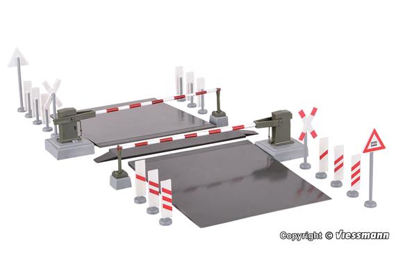 Viessmann 5108 Bahnschranke EBÜT 80 vollautomatisch, H0 1:87