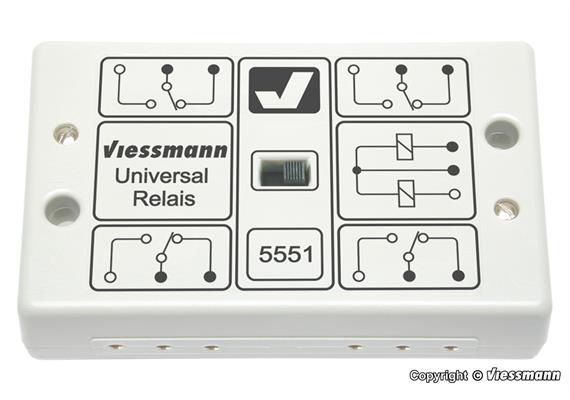 Viessmann 5551 Universal-Relais 1 x 4UM
