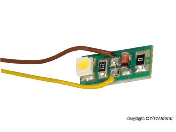 Viessmann 6006 Hausbeleuchtung mit 1 LED warmweiss, 10 Stück
