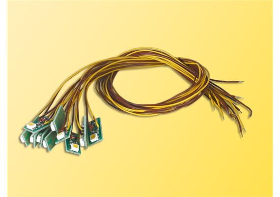 Viessmann 6008 Hausbeleuchtung mit 1 LED weiss, 10 Stück | Bild 2