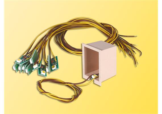 Viessmann 6008 Hausbeleuchtung mit 1 LED weiss, 10 Stück | Bild 3