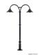 Viessmann 6109 Bahnsteigleuchte Baden-Baden, doppelt, 2 LEDs warmweiß - H0 (1:87)