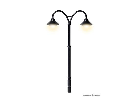 Viessmann 6109 Bahnsteigleuchte Baden-Baden, doppelt, 2 LEDs warmweiß - H0 (1:87) | Bild 2
