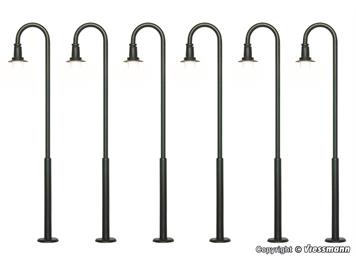 Viessmann 61406 Bogenleuchte, LED warmweiss, 5+1 - H0 (1:87)