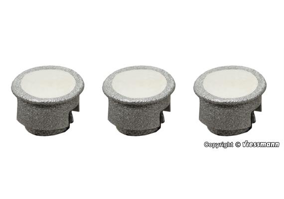 Viessmann 6340 Einbaustrahler modern, LED warmweiss, 3 Stück - H0 (1:87) | Bild 1