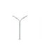 Viessmann 6495 Peitschenleuchte doppelt LED weiss - N (1:160)