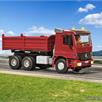 Viessmann 8001 CarMotion Basis Startset, MB ACTROS Muldenkipper rot mit Rundumleuchten, H0 | Bild 2