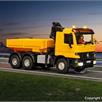 Viessmann 8023 MB ACTROS 3-achs Zugmaschine mit Ladekran und Rundumleuchten - H0 (1:87) | Bild 3